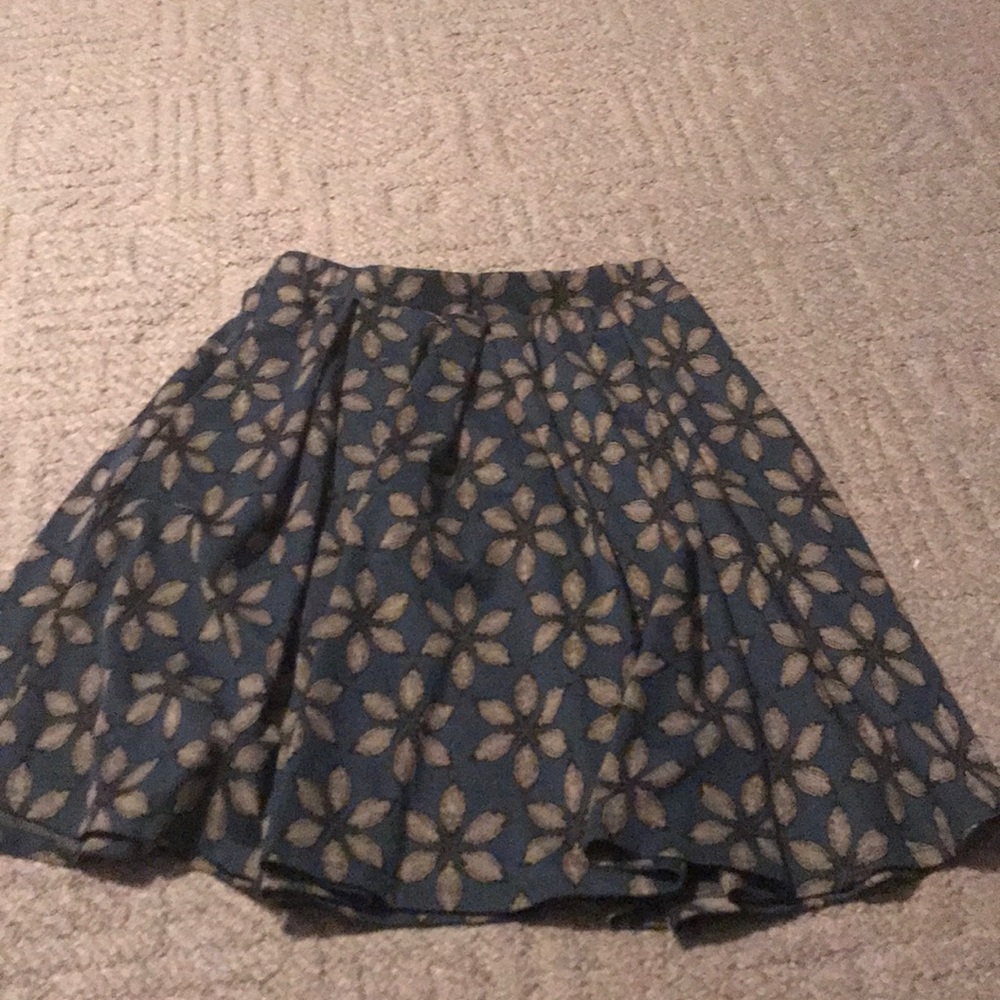 Blue floral Skirt